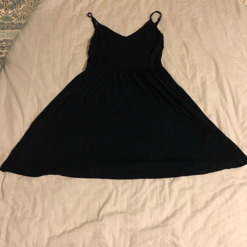 Navy blue sun dress